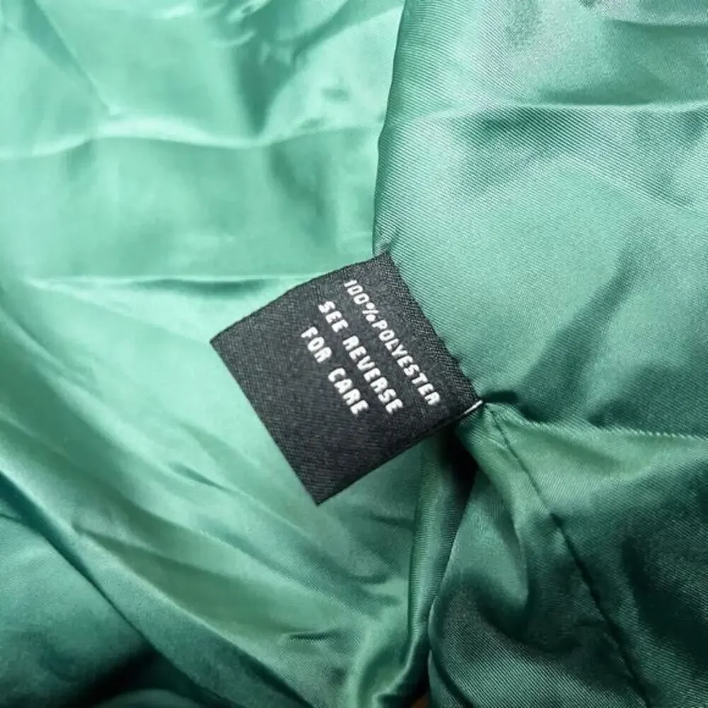 EIGHT EIGHT‎ Trippy Happy Times Green Lined Jacket Size Medium